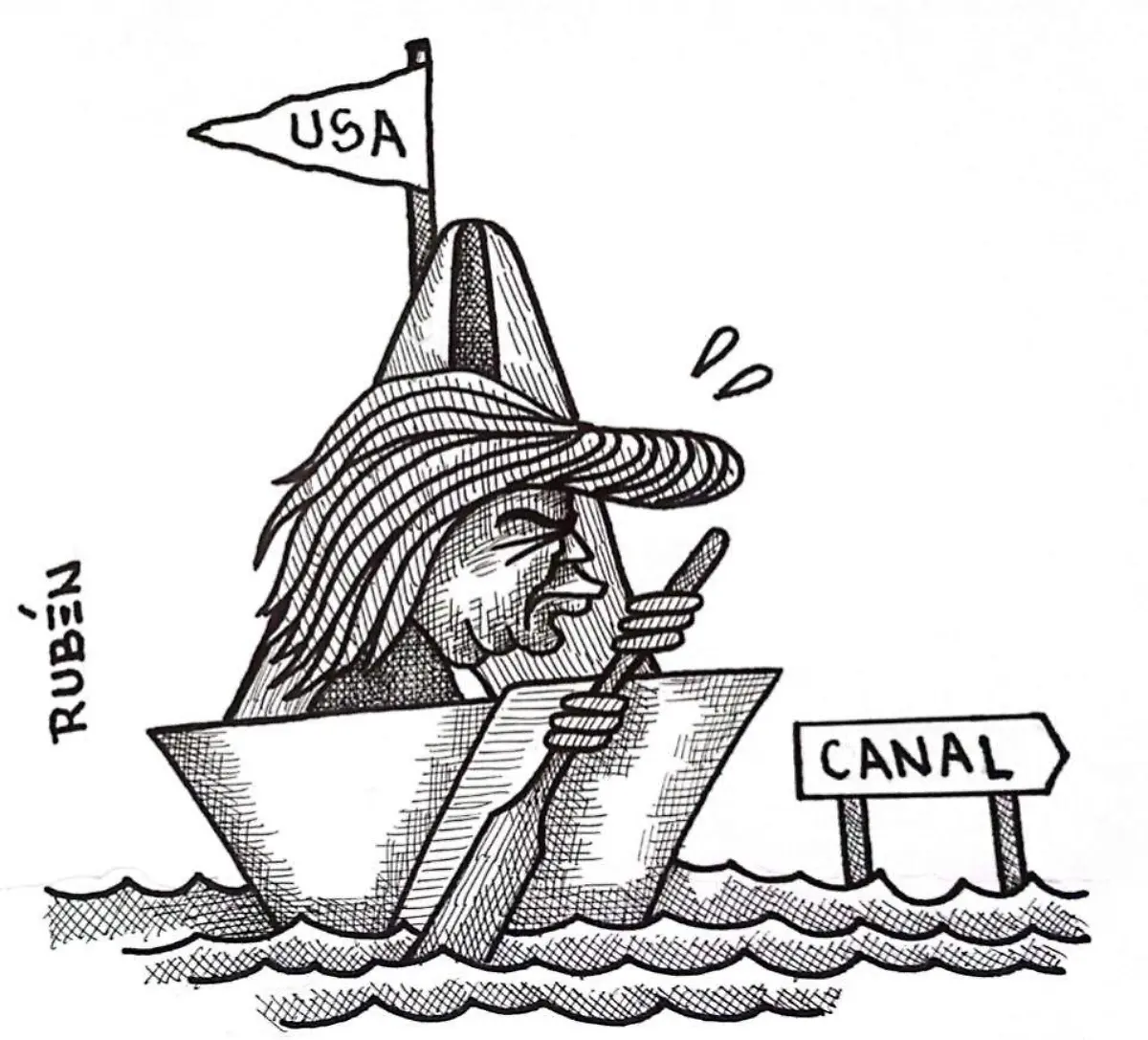 cartón RUBEN ¿AL CANAL DEL DESGUE_